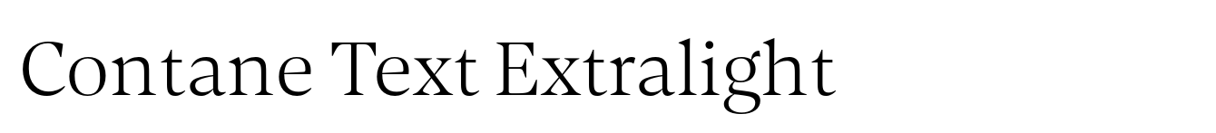 Contane Text Extralight image